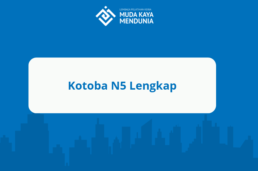 kotoba n5 lengkap